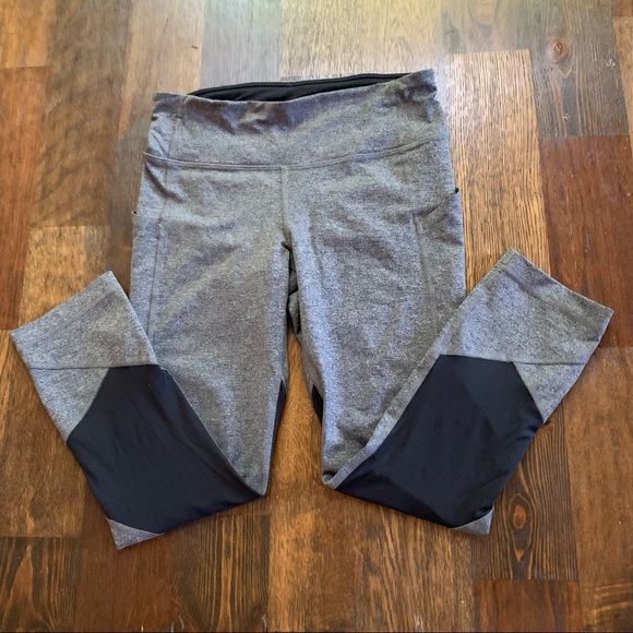 Lululemon Pace Rival Ceopped Gray Legging Size 4 - Picture 4 of 13